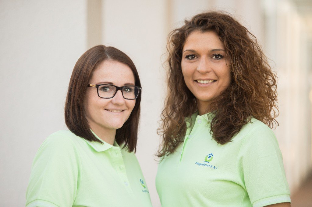 Kristina Hämmerle und Isabell Glöckler, Gründerinnen von Pflegedienst K & I